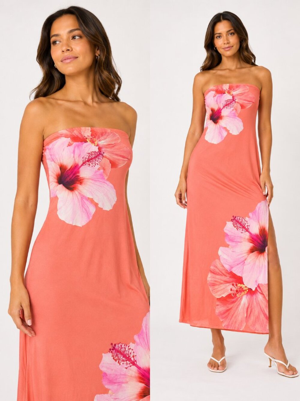 SALE!! Wild Fable Hawaiian Hibiscus Mesh coverup Dress Beach Tropical Size Large